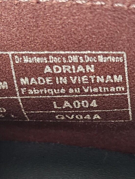 Dr Martens Adrian Arcadia Leather Tassel Loafer Cherry Red Burgandy Size 9 main image 7